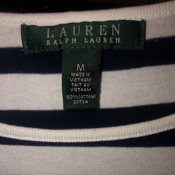 Lauren Ralph Lauren women’s striped black & white - Picture 4 of 4